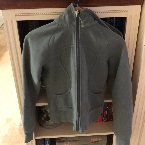 lululemon athletica Sweaters - LuLulemon Green Zip Up sweater